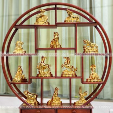 Bộ tượng 12 con giáp - Đồng Đúc Lộc Nam - Công Ty TNHH Cơ Khí Đúc Lộc Nam